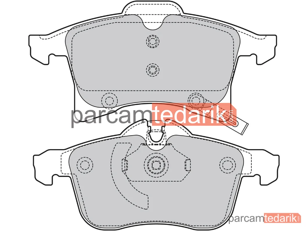 VALEO 670860 | Fren Balatası — Opel Astra H, Opel Corsa E, Opel Astra H GTC